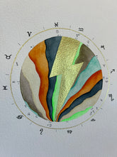 Load image into Gallery viewer, Custom 9"x12" Birth Chart Painting