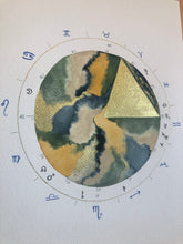 Load image into Gallery viewer, Custom 9"x12" Birth Chart Painting