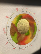 Load image into Gallery viewer, Custom 9"x12" Birth Chart Painting